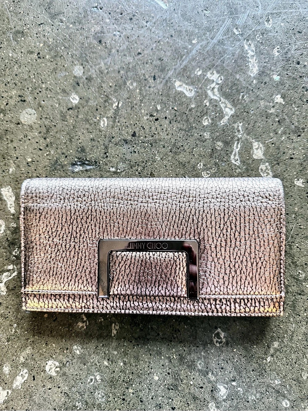 Jimmy Choo Metallic Pink Wallet